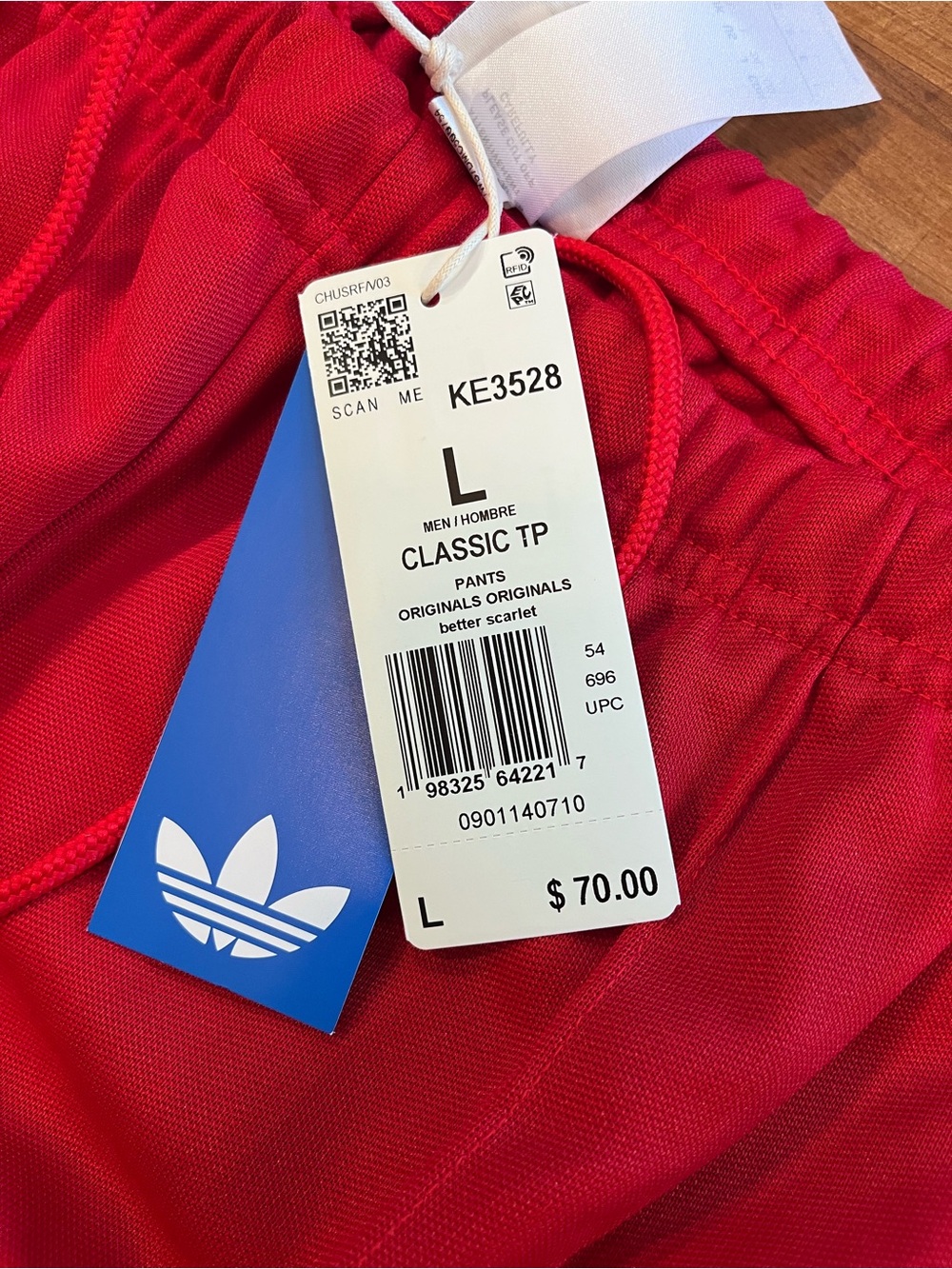 ADIDAS Firebird Classic Red Track Suit - Picture 10 of 10